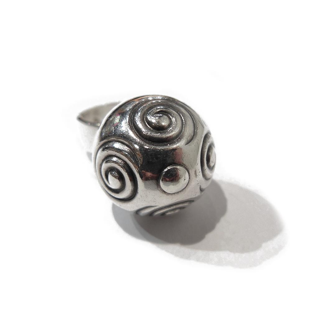 Kalevala Koru/Kaunis Koru spiraalipallo sormus 17,75 v.-69 hopea #0