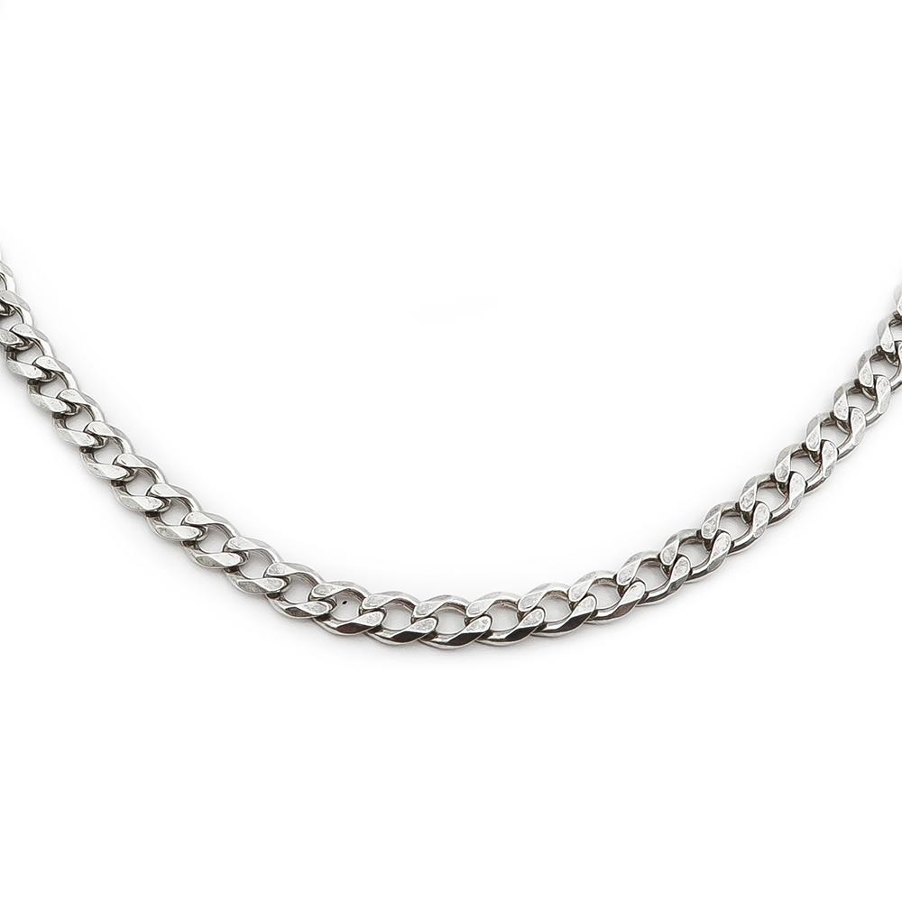 Hopeinen panssariketju 45cm #0
