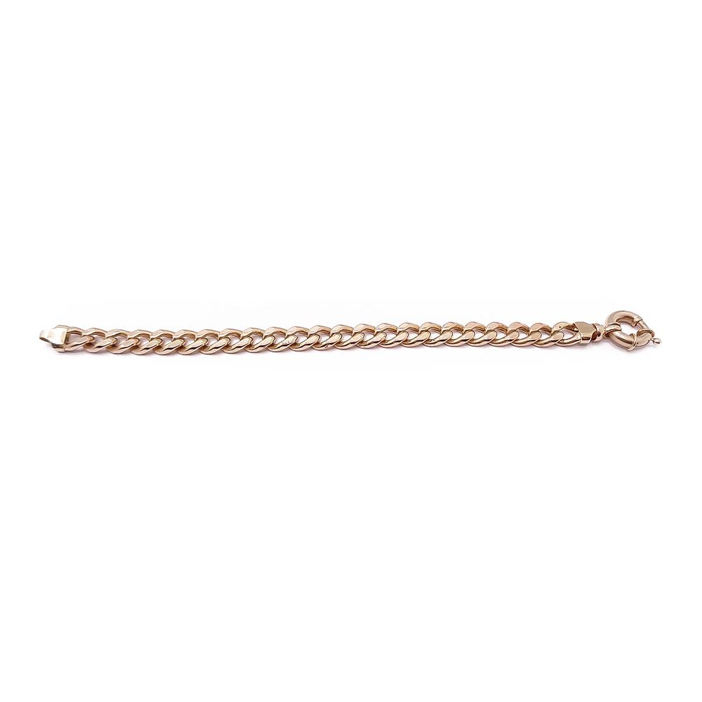 Kultainen panssariranneketju 21cm #1