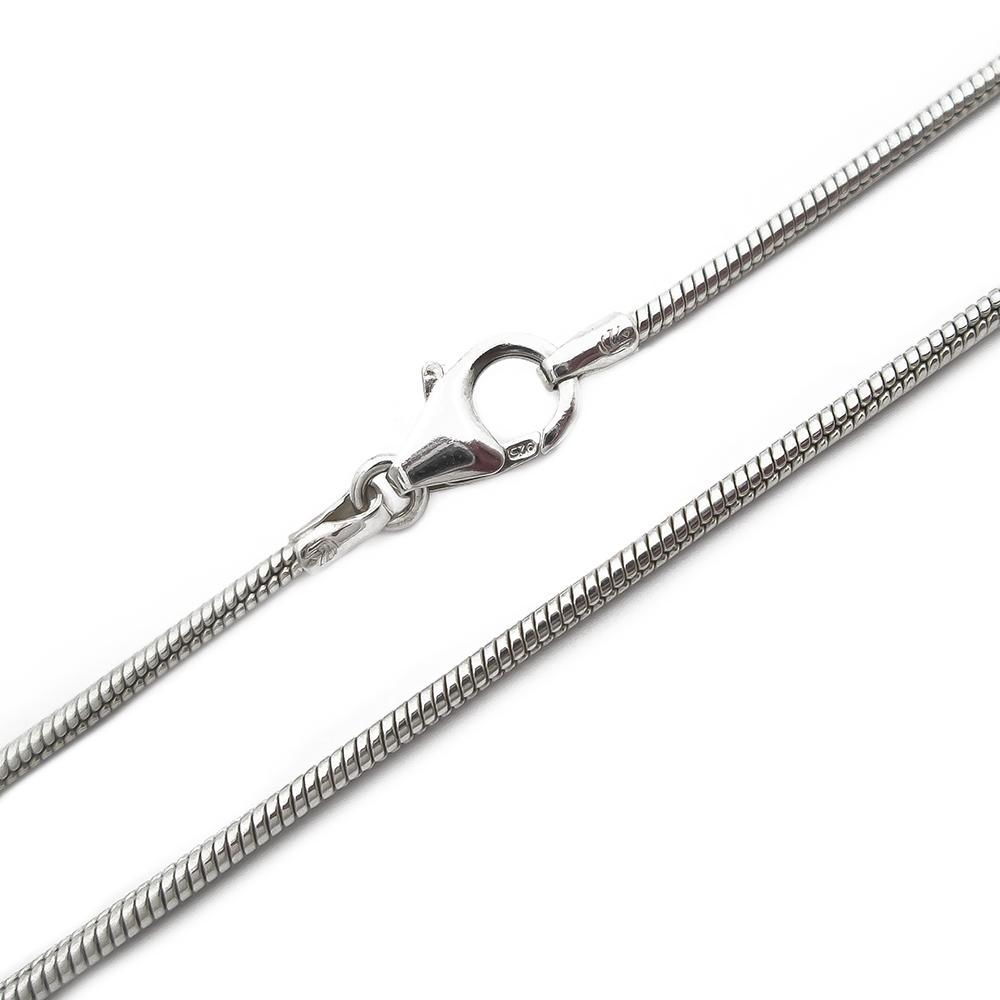Saurum hopeinen käärmeketju 42 cm #1