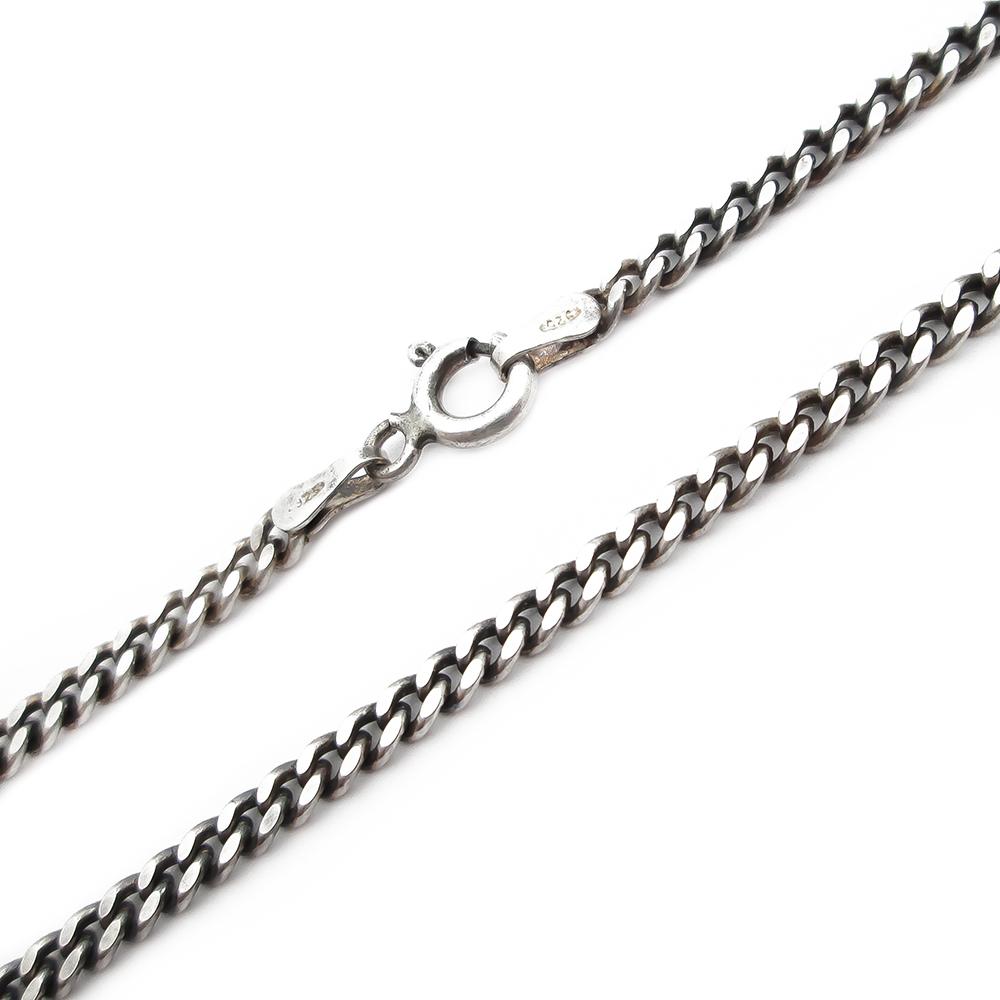 Hopeinen panssariketju 80 cm #1