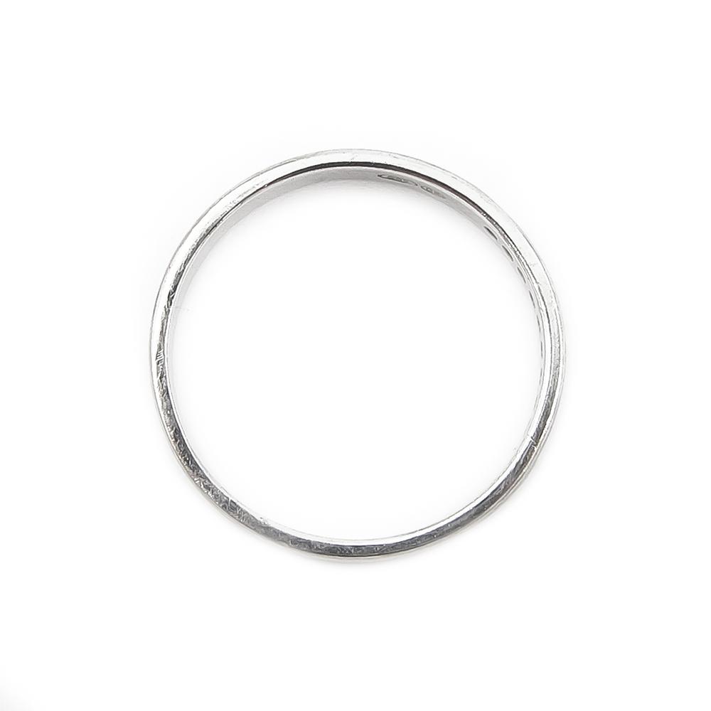 Valkokultasormus tim. 0,027ct. halk.19- #1