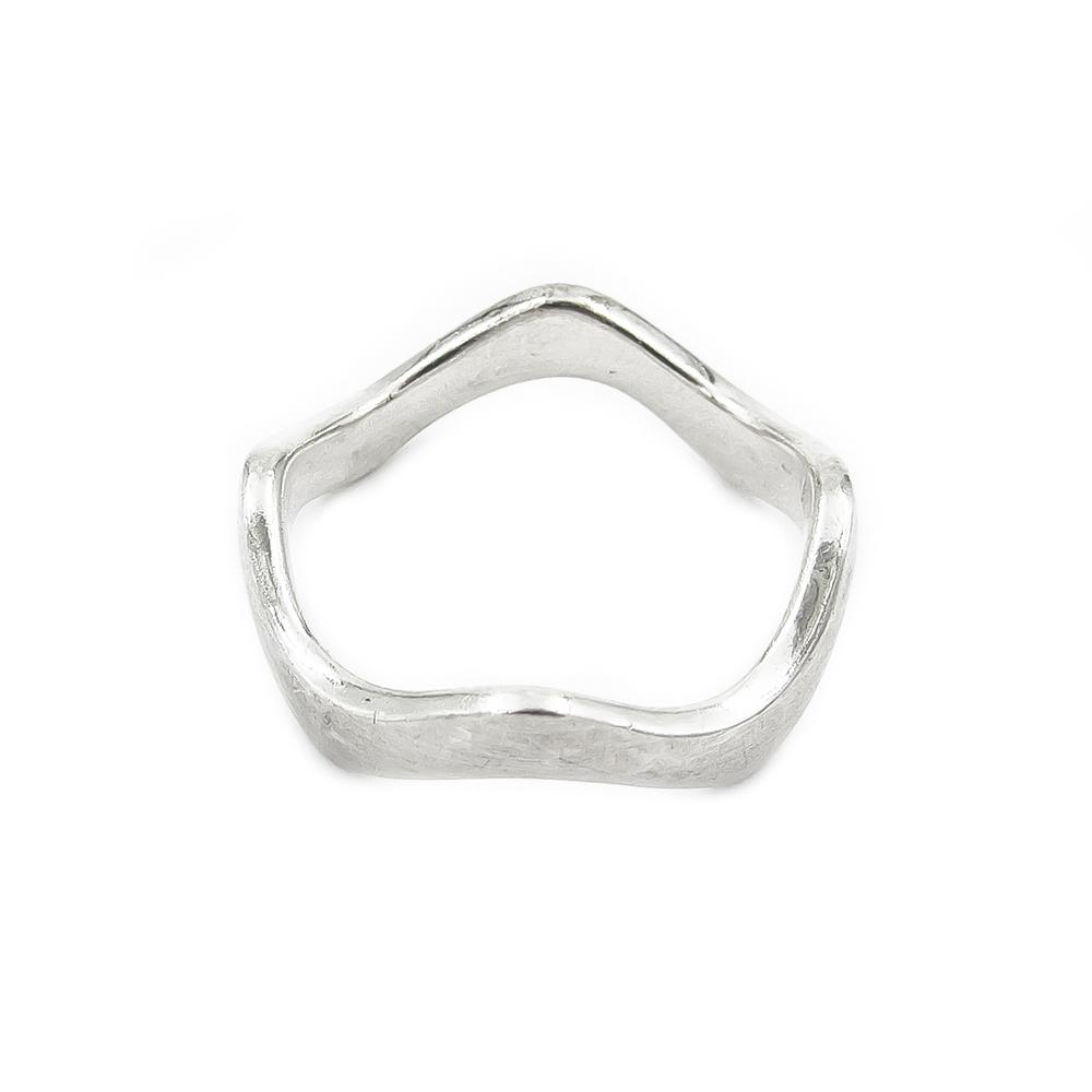 Lorukoru hopeasormus halk.19mm #1