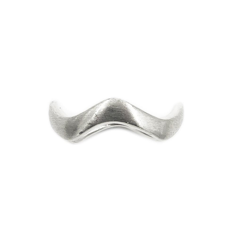 Lorukoru hopeasormus halk.19mm #2