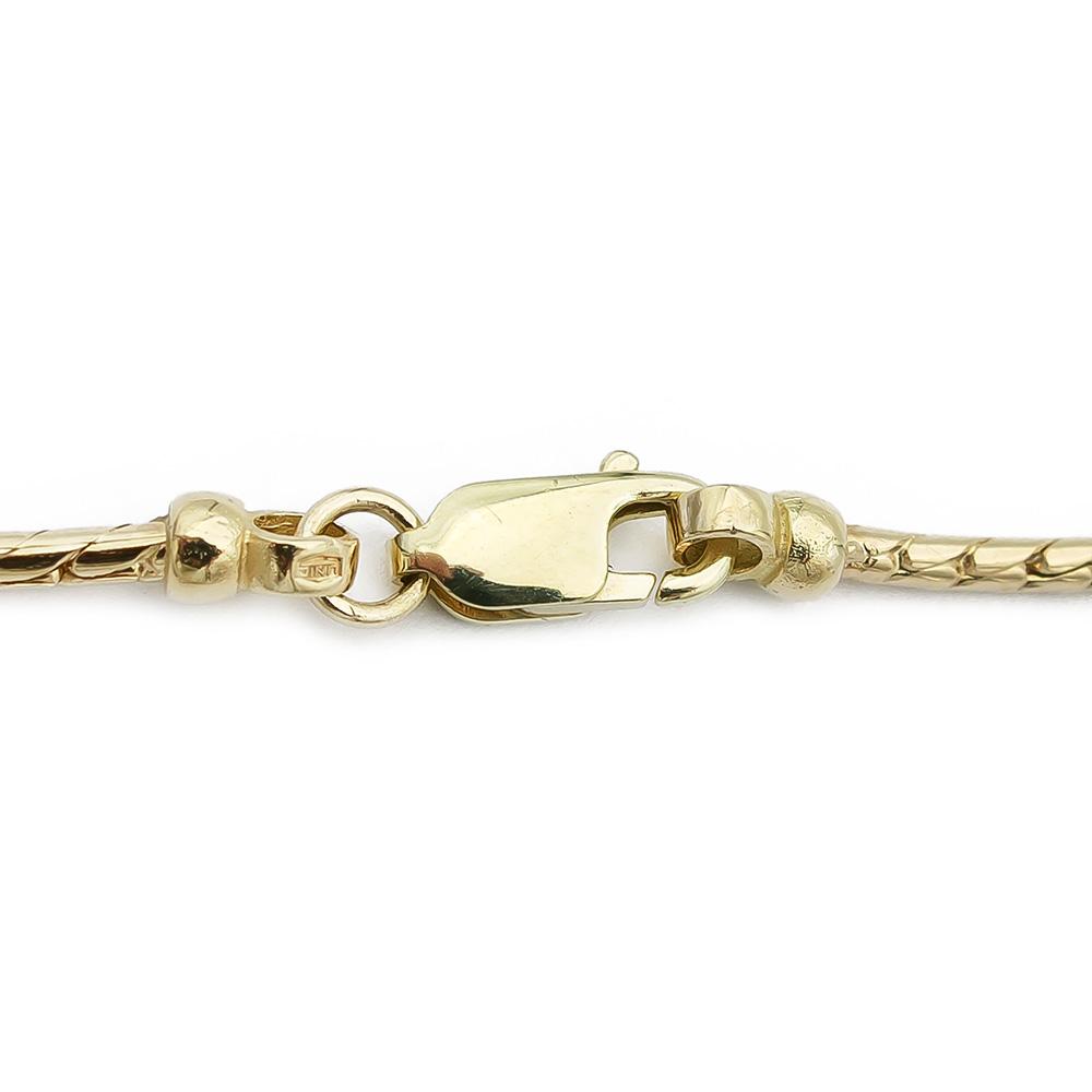 Kultainen timanttikaulakoru 0.10ct 42cm #3