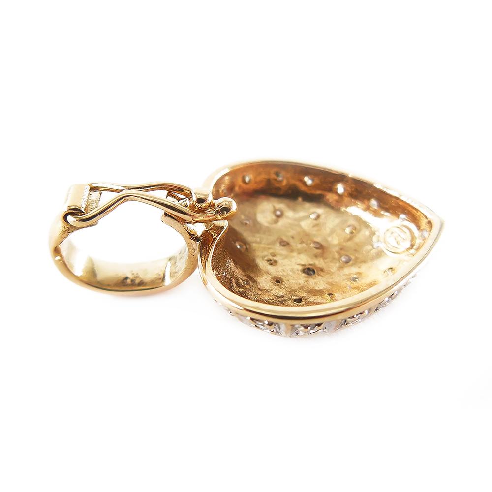 Kultainen sydänriipus, timantit,0,35ct #1