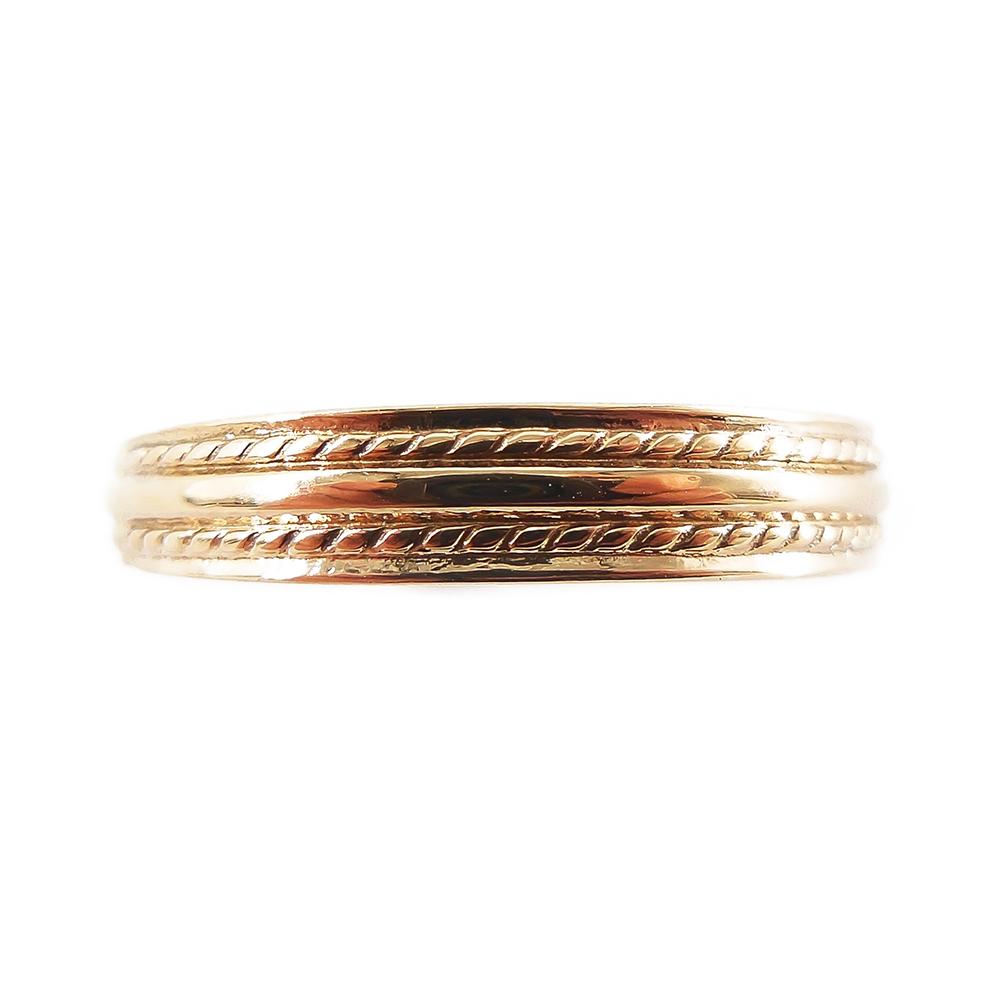 18K Kalevala koru kultainen Uskelan Isonkylän sormus, 21.25mm #1