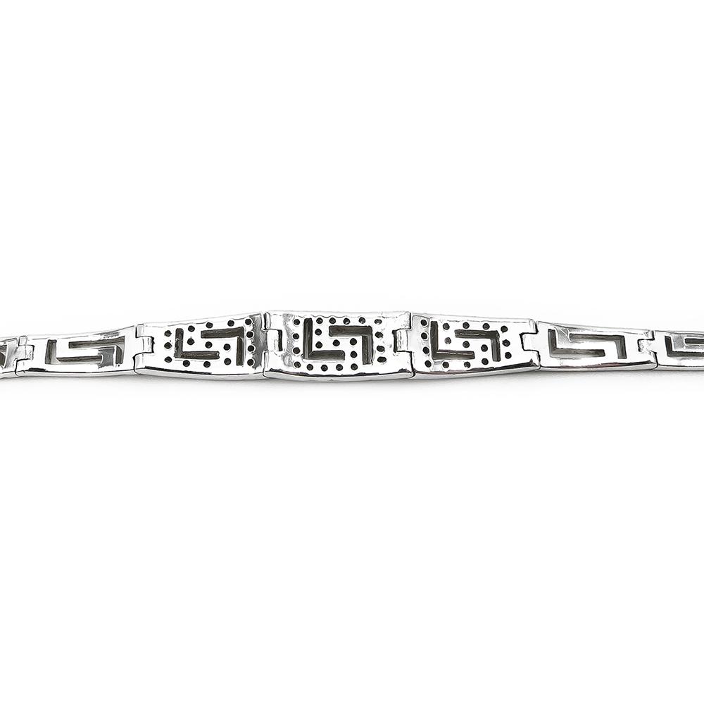 Hopeinen zirk. ranneketju 16,5cm #2