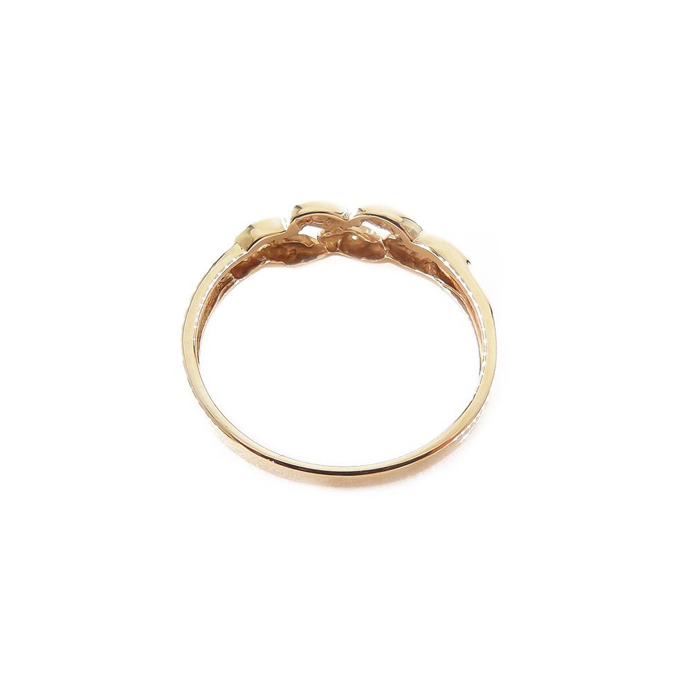 Kultainen timanttisormus,Tim.0,008ct,17,5mm #1
