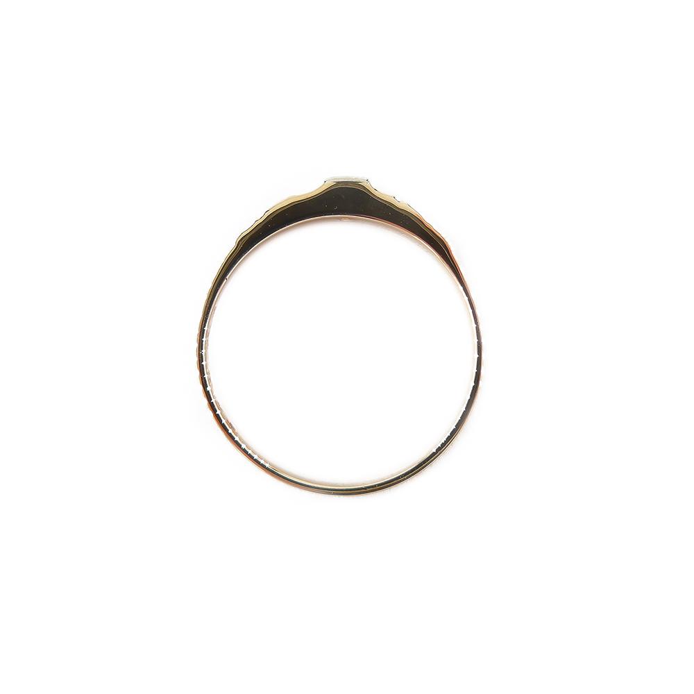 Kultainen timanttisormus,0,01ct, 16,5mm #3