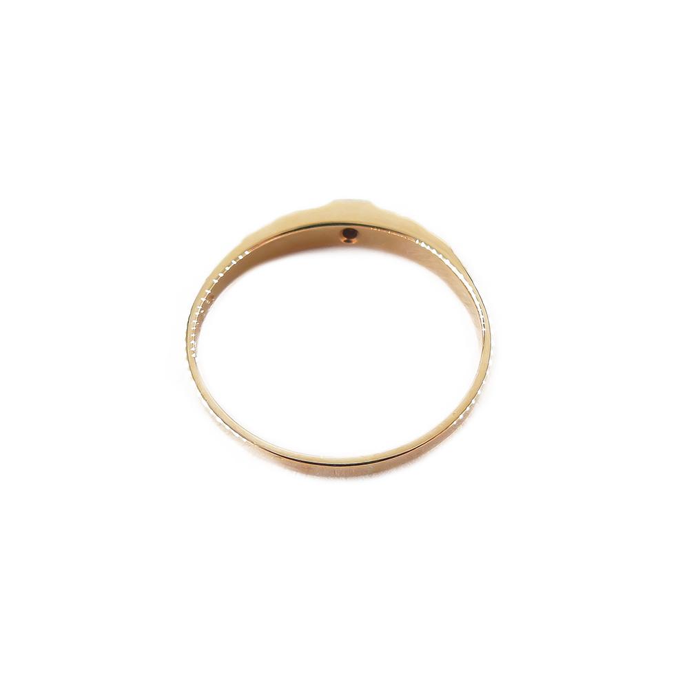 Kultainen timanttisormus,0,01ct, 16,5mm #4