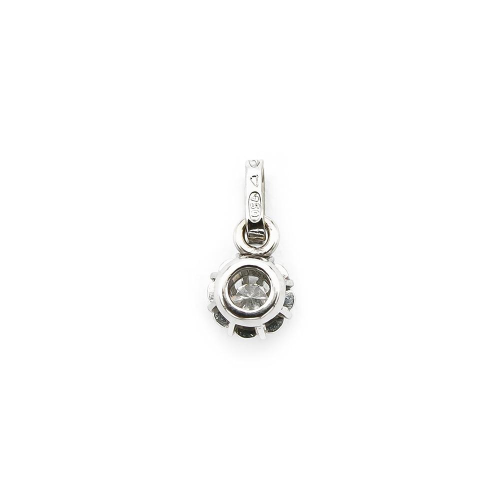 Valkokultainen timanttiriipus 0.03ct, 18k #1
