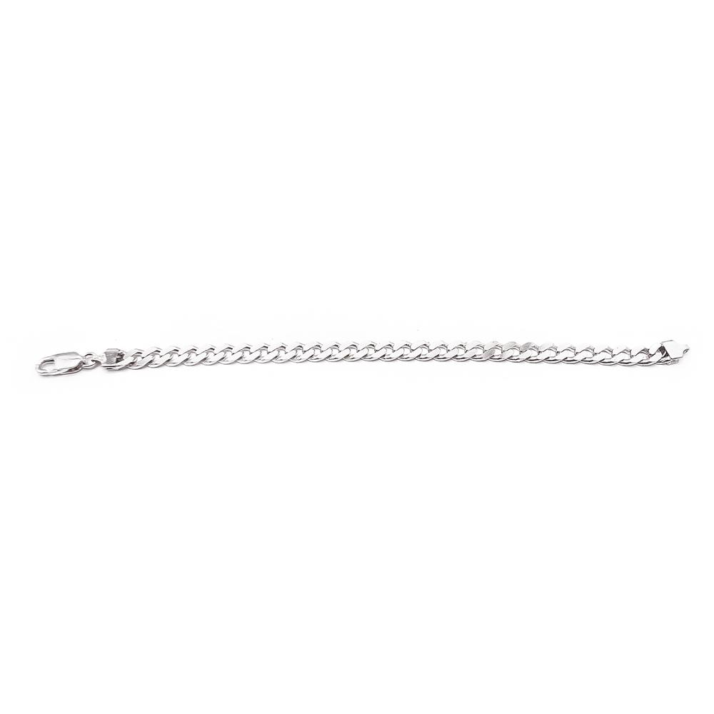 Hopeinen panssari ranneketju 21cm #1