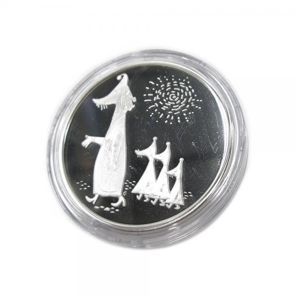 Tove Jansson Muumit-kokoelma 12-osa hopeamitalit  925 2005 #11