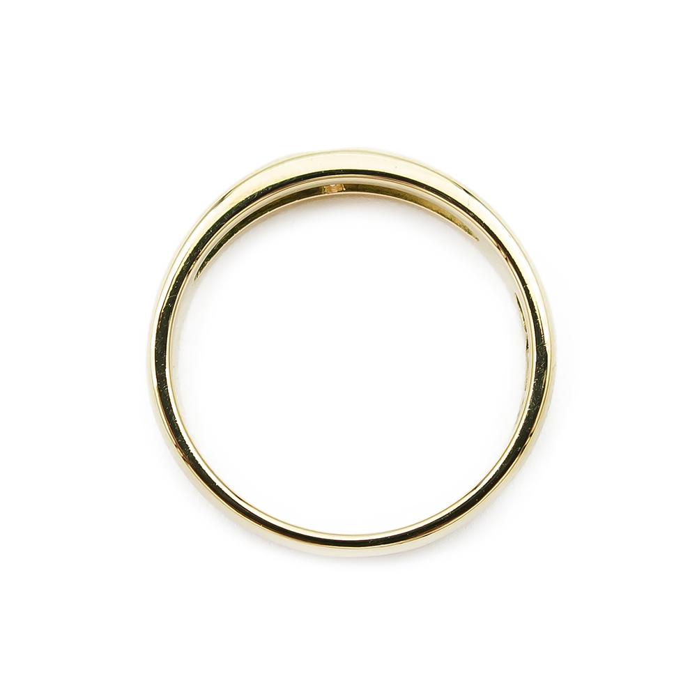Kultainen timanttisormus 0.03ct 17,5mm 18k #2