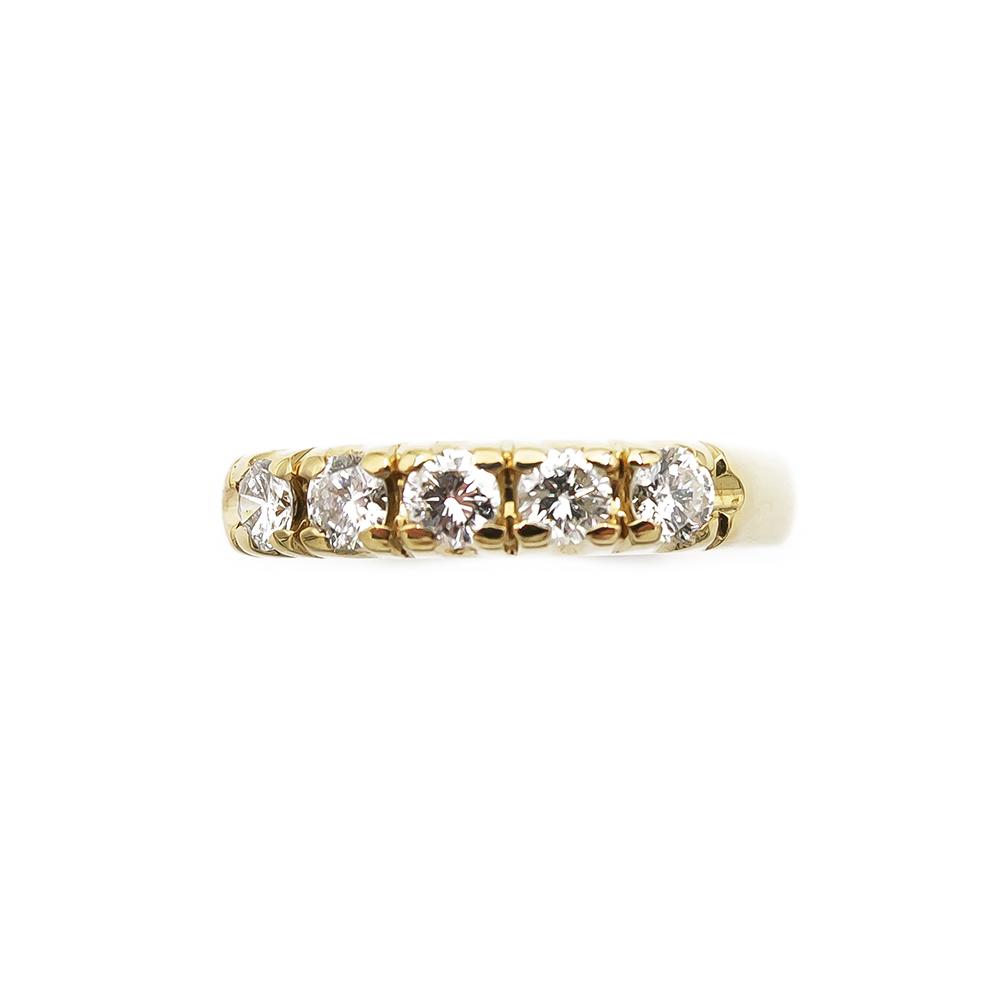 Kultainen timanttisormus 0.25ct 17,0mm 18k #1