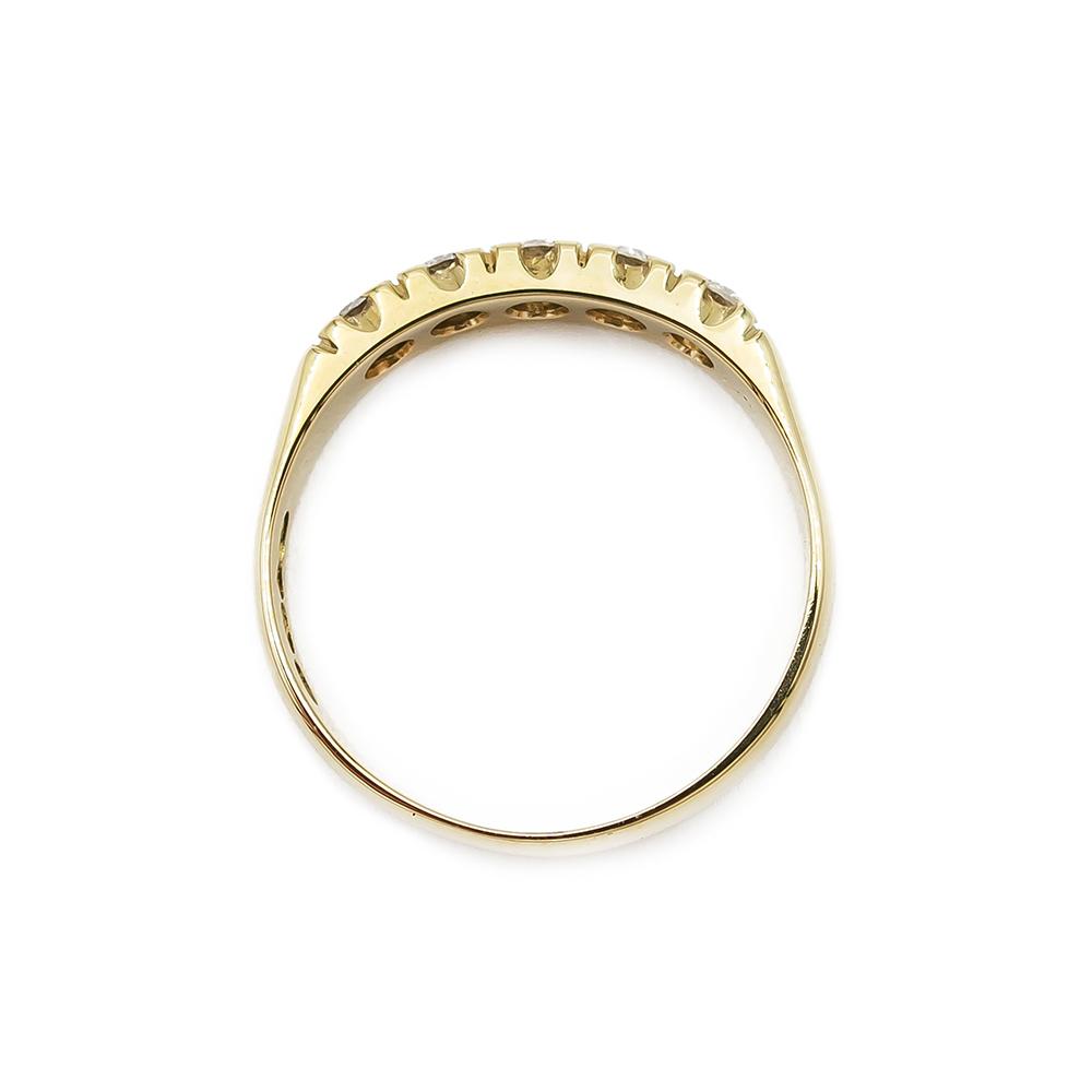 Kultainen timanttisormus 0.25ct 17,0mm 18k #2
