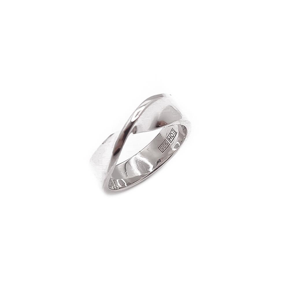 Platinoron kierretty sormus 16mm #0