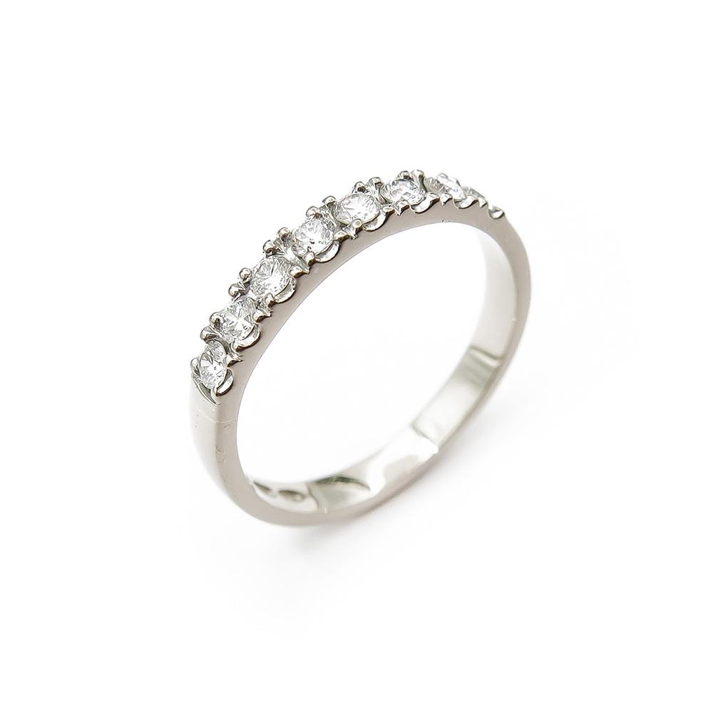 Valkokultainen timanttisormus 16mm 0,24ct #0