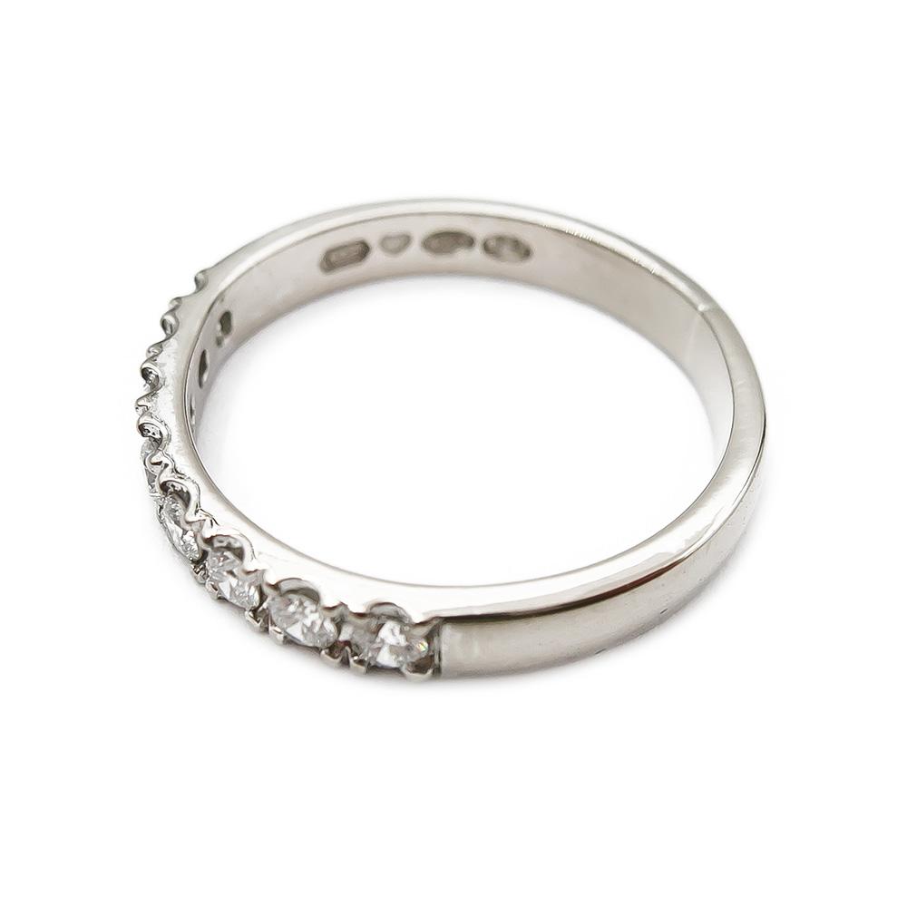 Valkokultainen timanttisormus 16mm 0,24ct #3