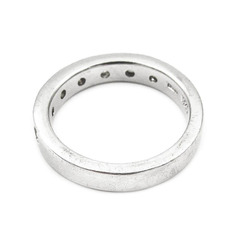 Hopeasormus kirkkailla kivillä halk.17,5mm #2
