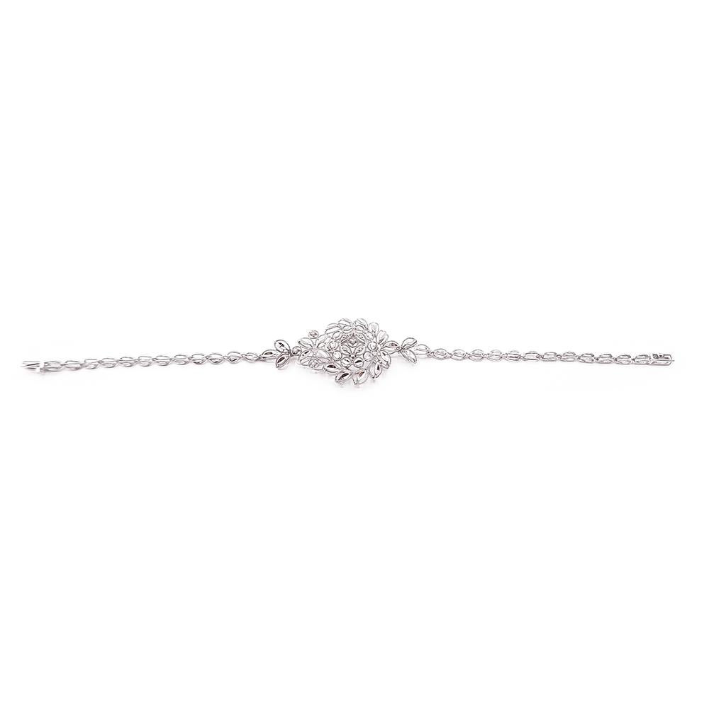 18k Valkokultainen rannekoru 18cm #1