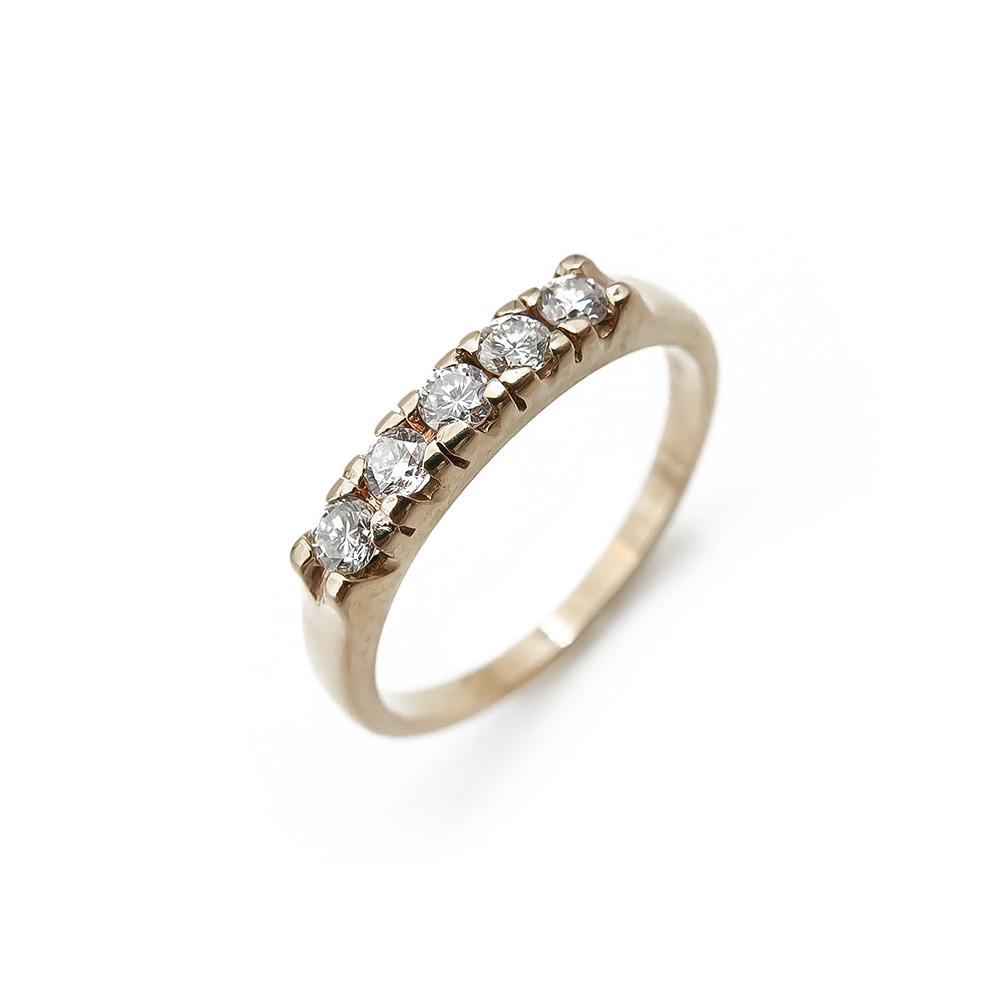 Timanttisormus 0,15ct koko 17 v.-95 lev.3mm #0