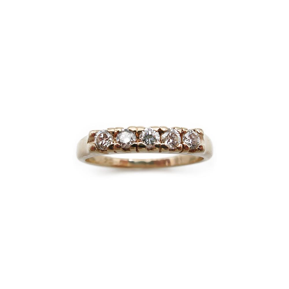 Timanttisormus 0,15ct koko 17 v.-95 lev.3mm #2