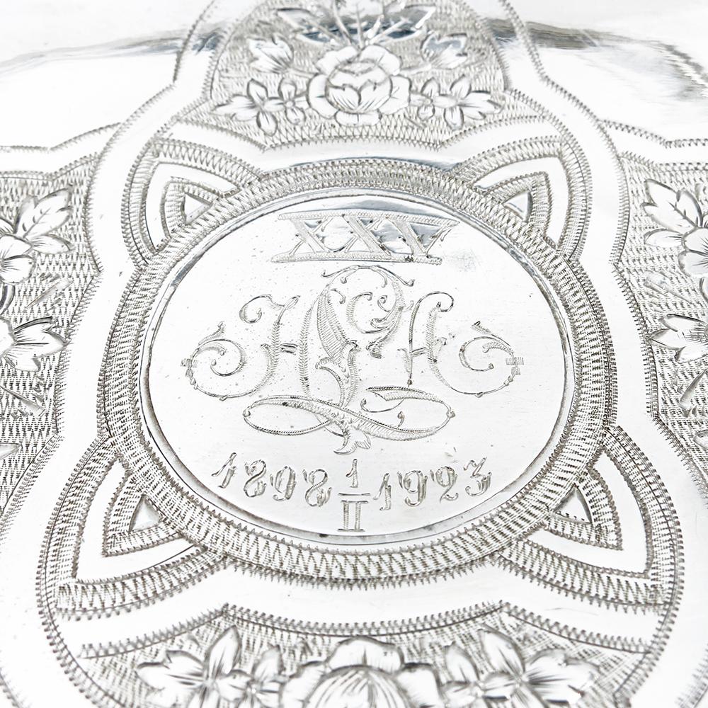 Hopeinen kori vuodelta 1893 pitoisuus 84 #5