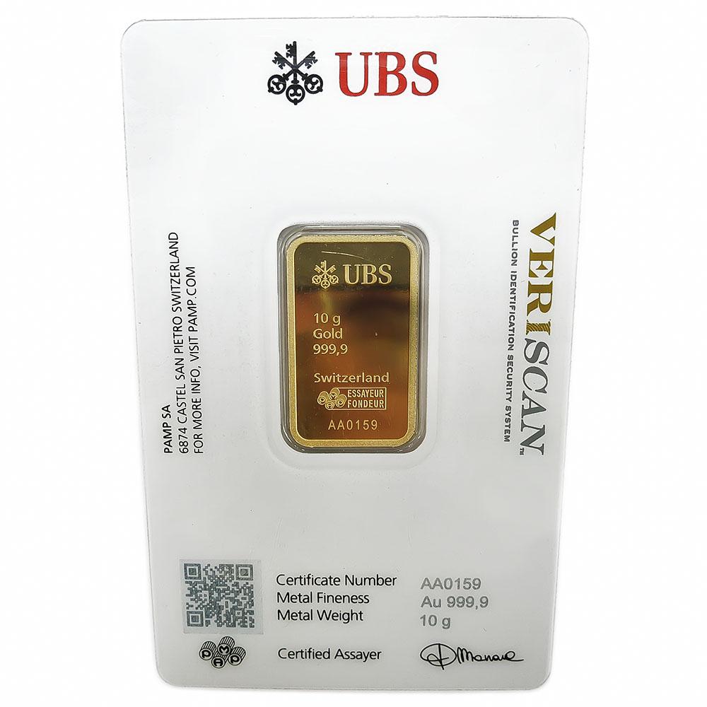 UBS Sijoituskultalaatta 10g AA3233 #0