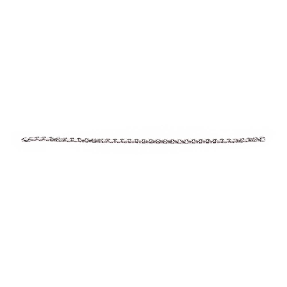 Hopeinen ranneketju 21cm #1