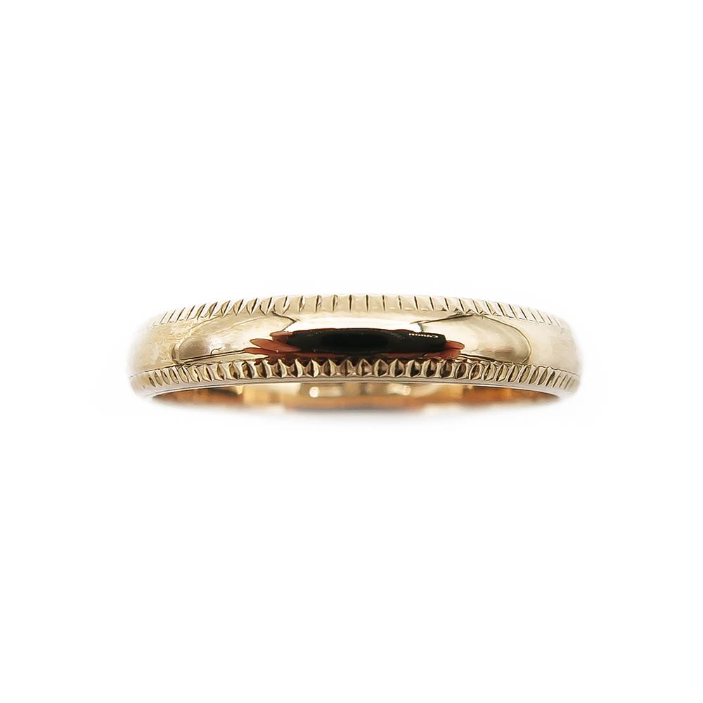 Kultainen sormus 2.95mm 16,0mm, puolipyöreä #1