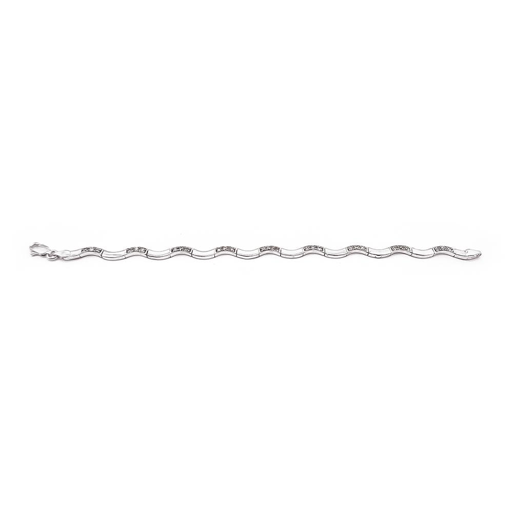 hopeinen rannekoru z 19,5cm #2