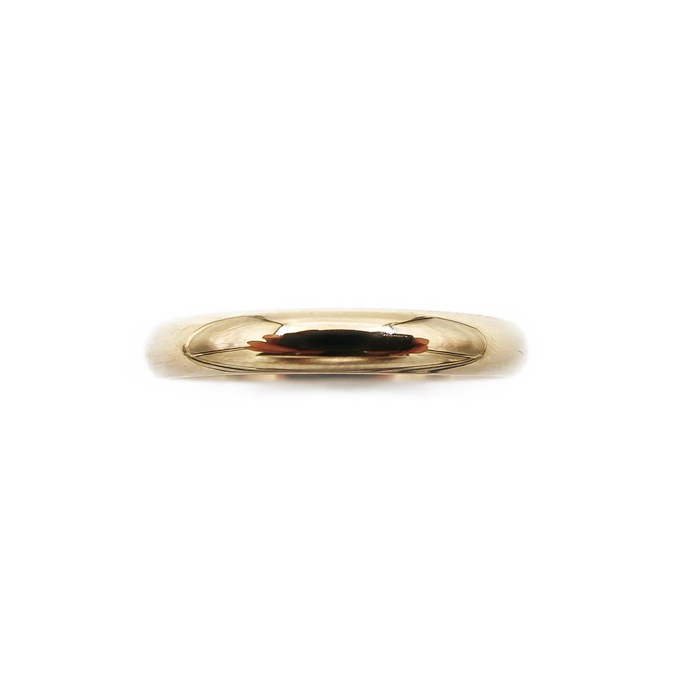 Kultainen sormus 2.8mm 18,0mm, puolipyöreä #1