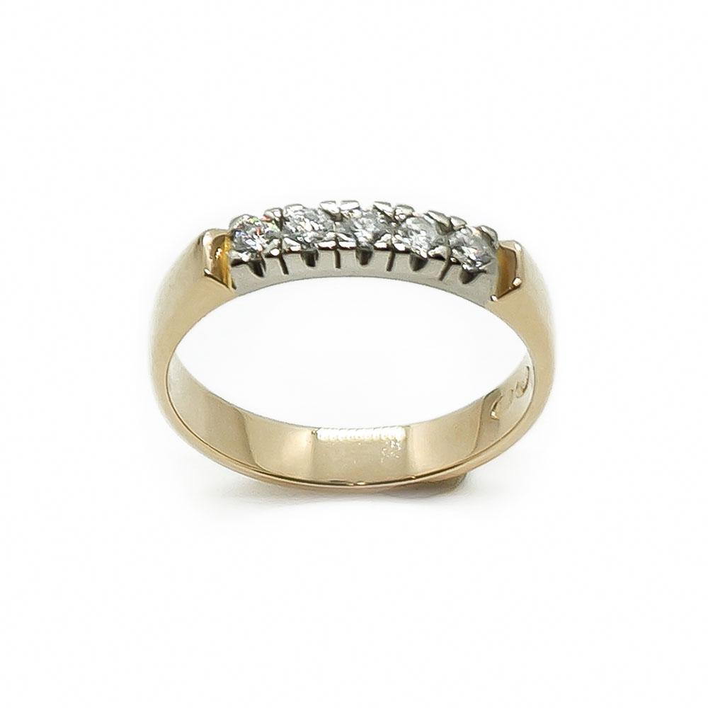 Rivitimantti sormus  18k        18 #0
