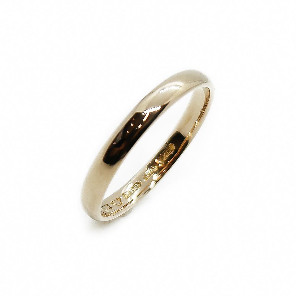 Sileä sormus 18k      23,5 #0