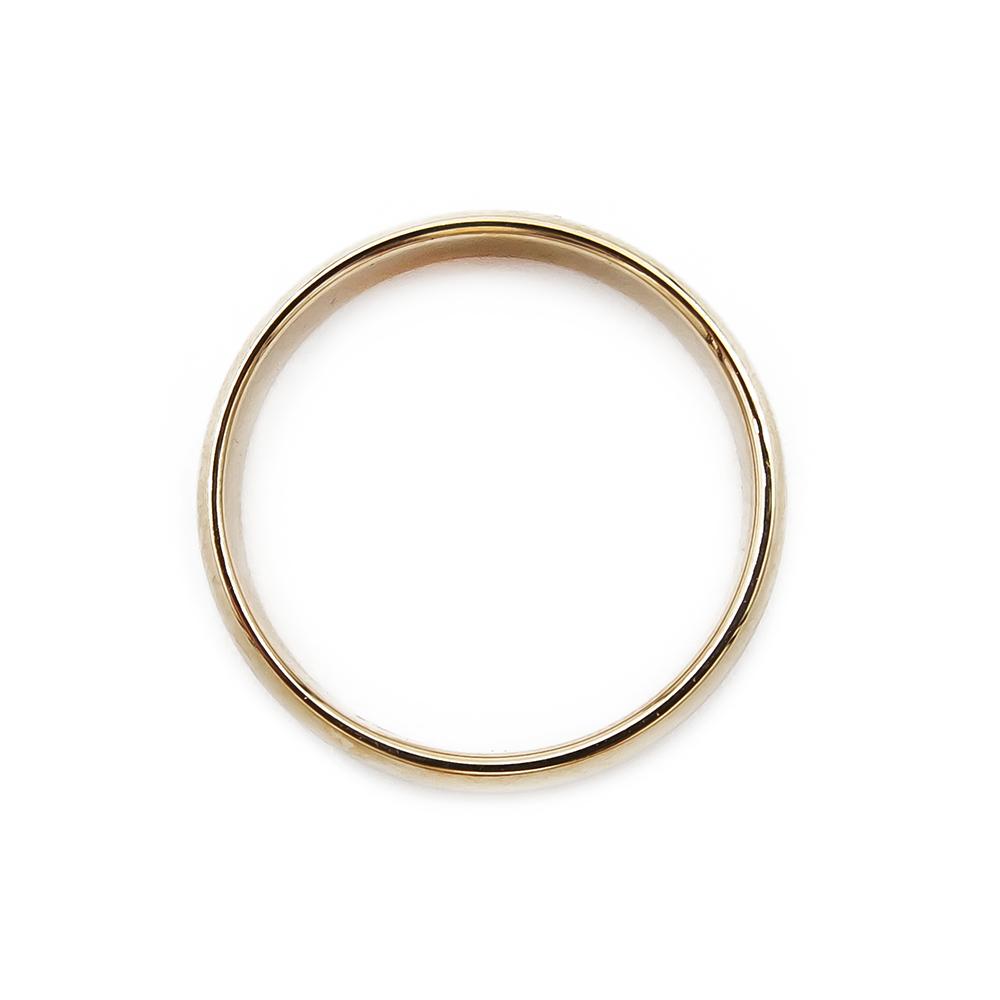 Kultainen sormus 3.10mm 16,0mm, puolipyöreä #2