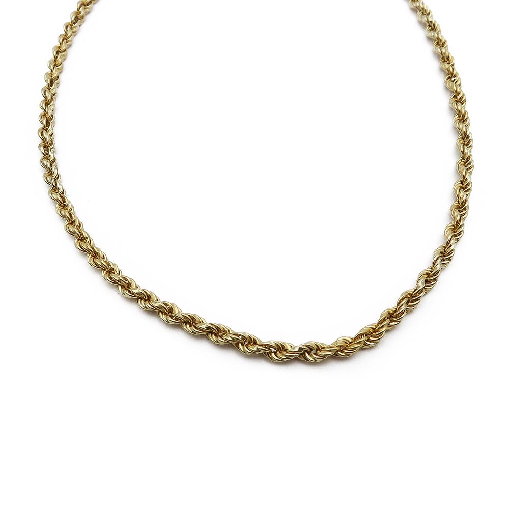 18K Kultainen cordellketju 43cm #0