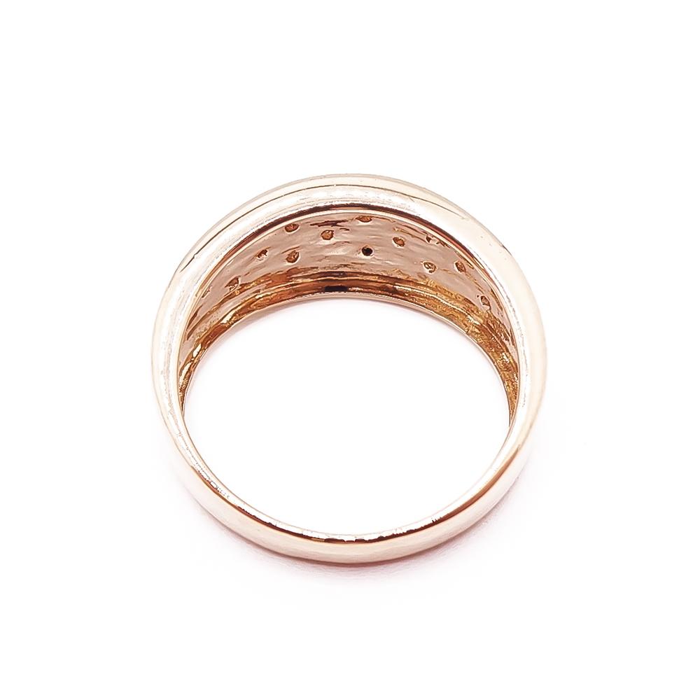 Kultainen tim.sormus 17mm 0,08ct #2