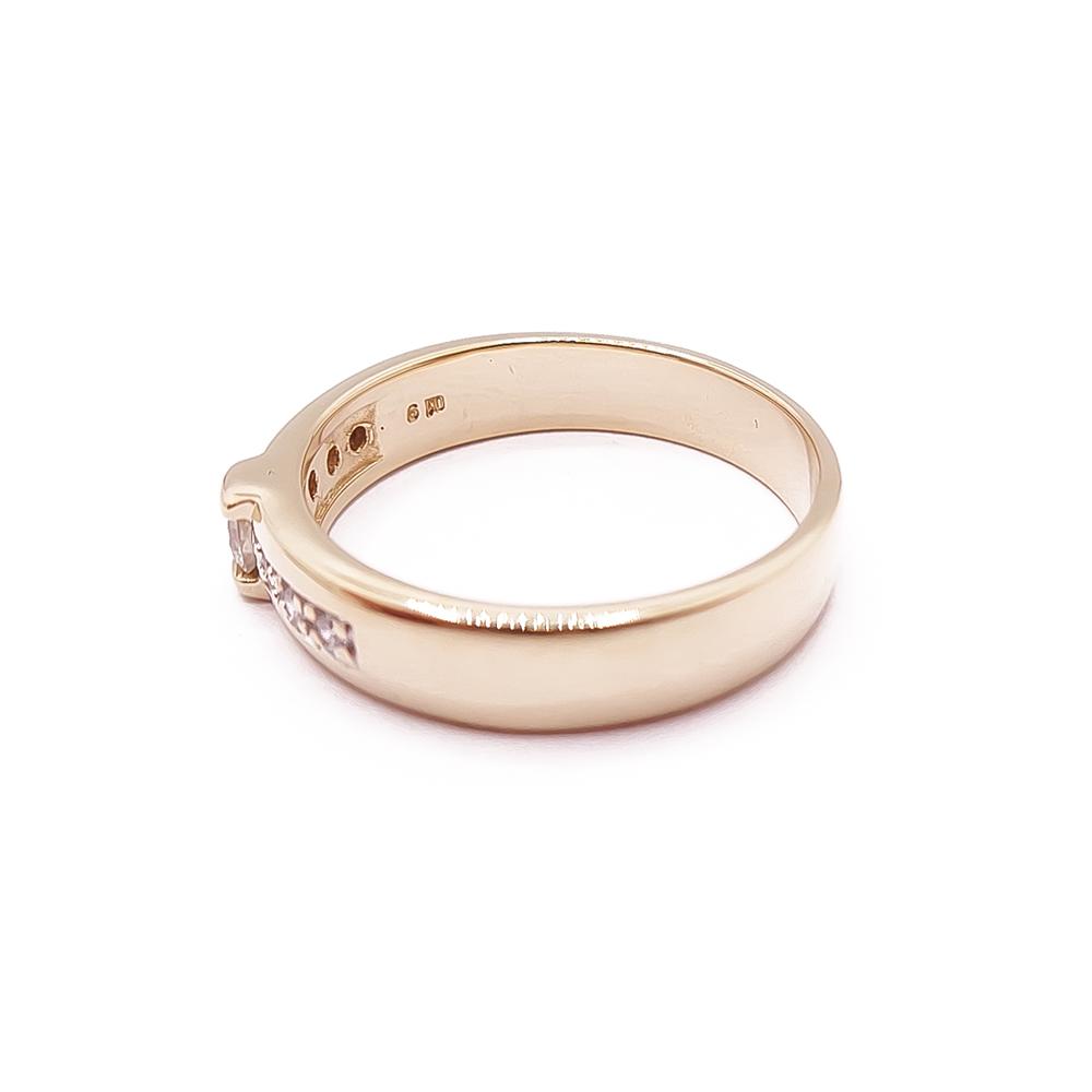 Kultainen tim.sormus tim.0,19ct 18mm #3