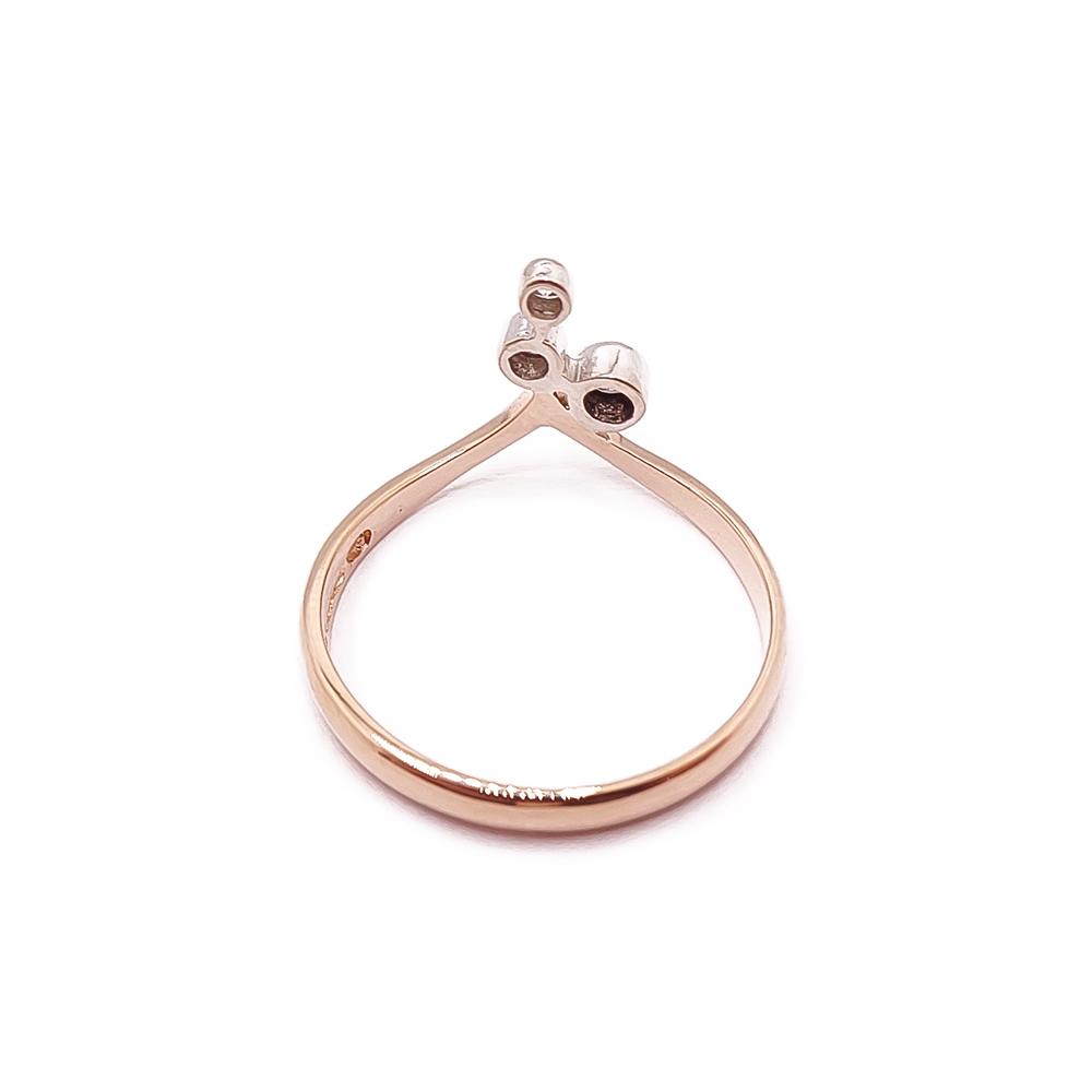 Kultainen tim.sormus 15+ 0,09ct #2