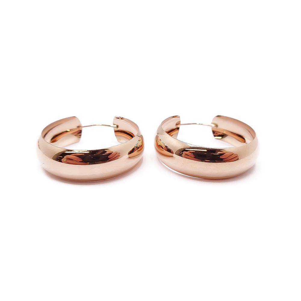 Kultaiset korvarenkaat 25x7.5mm #0