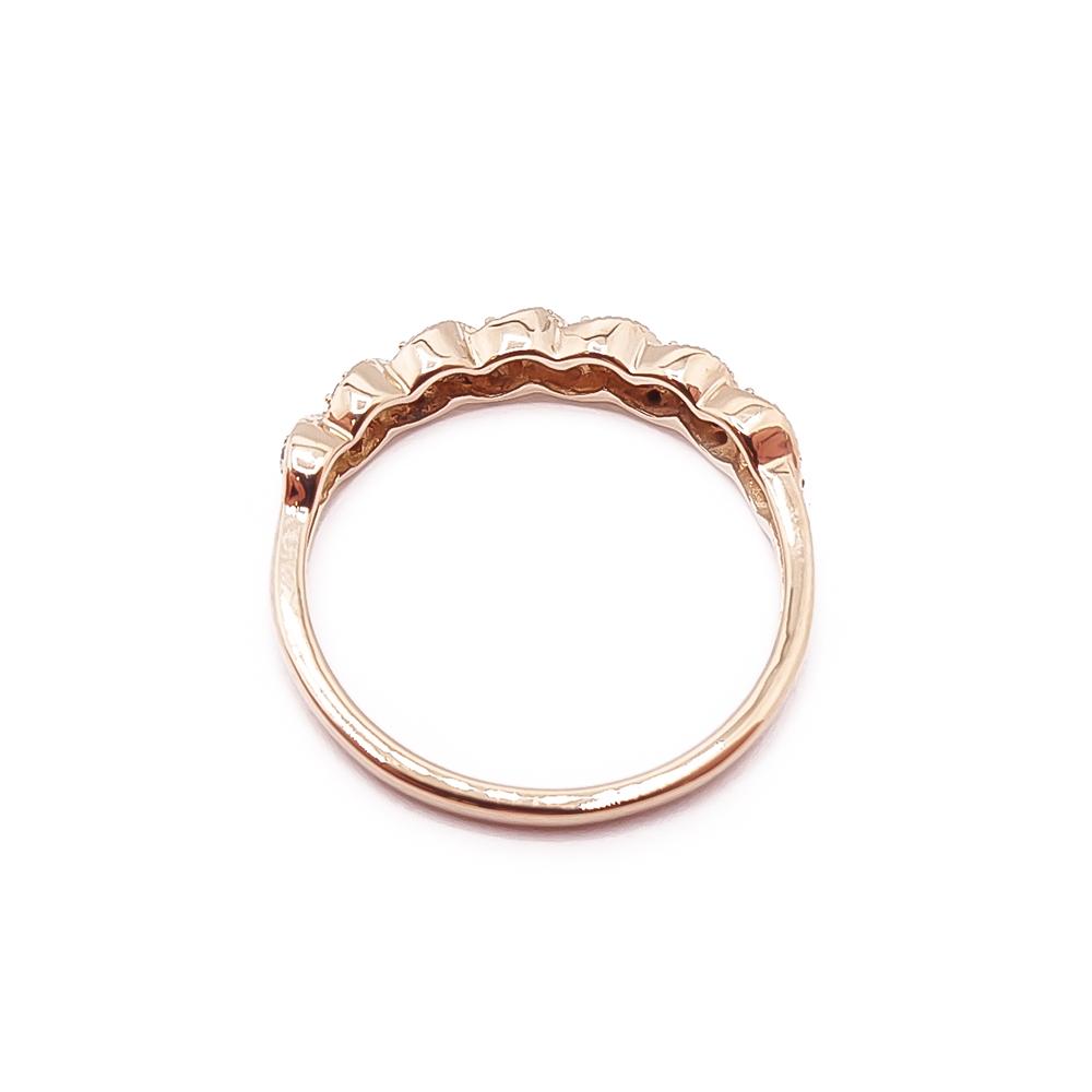 Kultainen timanttisormus 16,5mm 0,14ct #2
