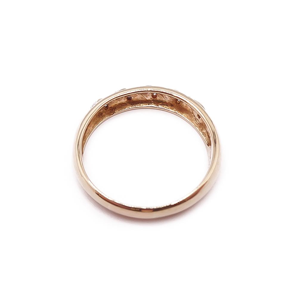 Kultainen timanttisormus 0,05ct 18mm #2