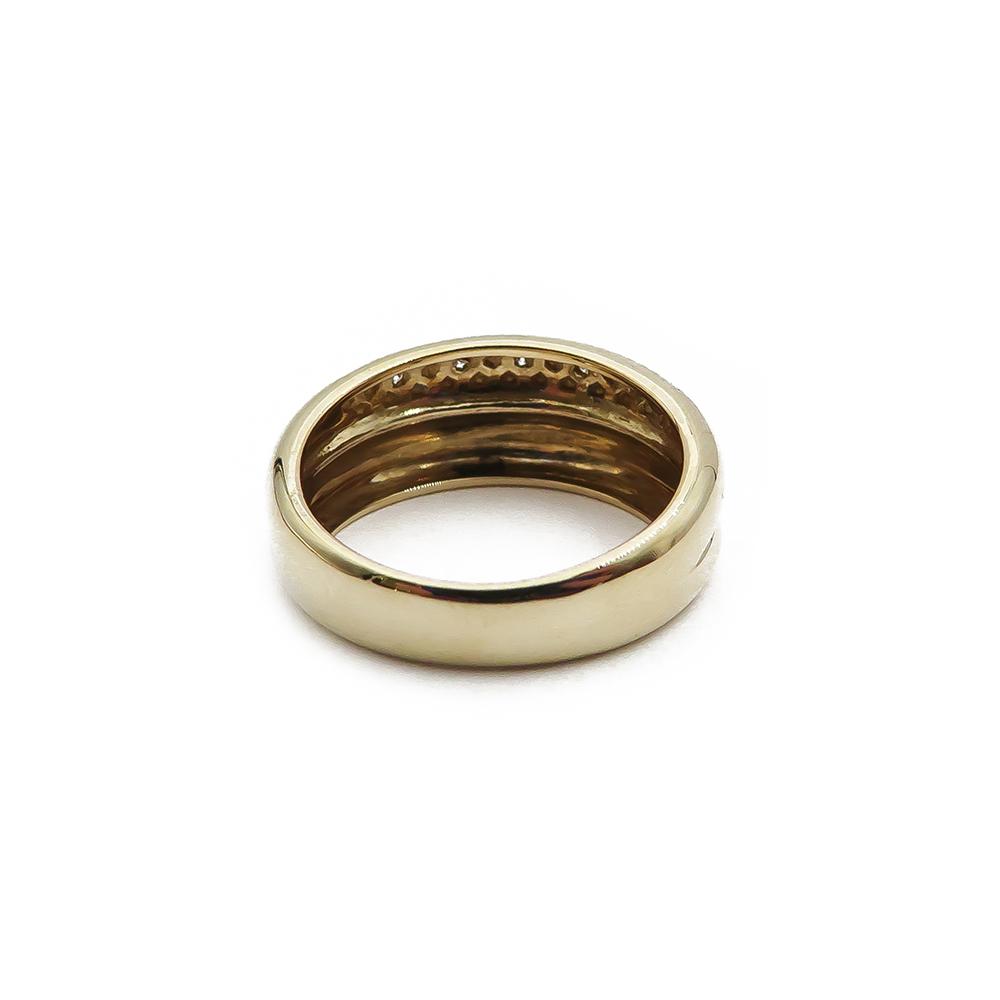 Kultainen timanttisormus 17,25mm 5x0,005ct #2