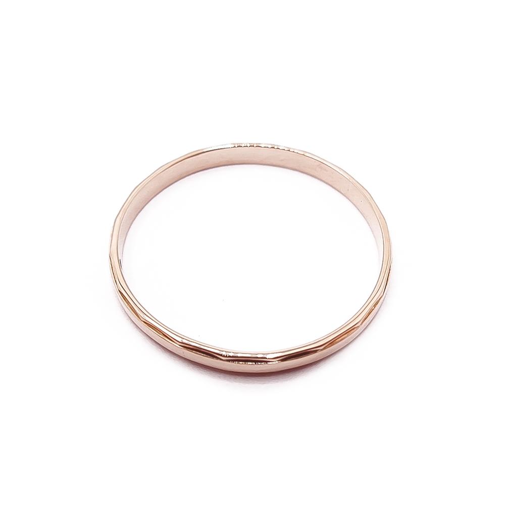 Kultainen kihlasormus 2mm 19,5mm v.-93 #2