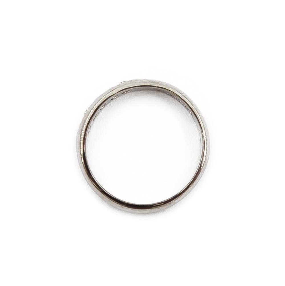 Valkokultainen timanttisormus 5 x 0,02ct #2