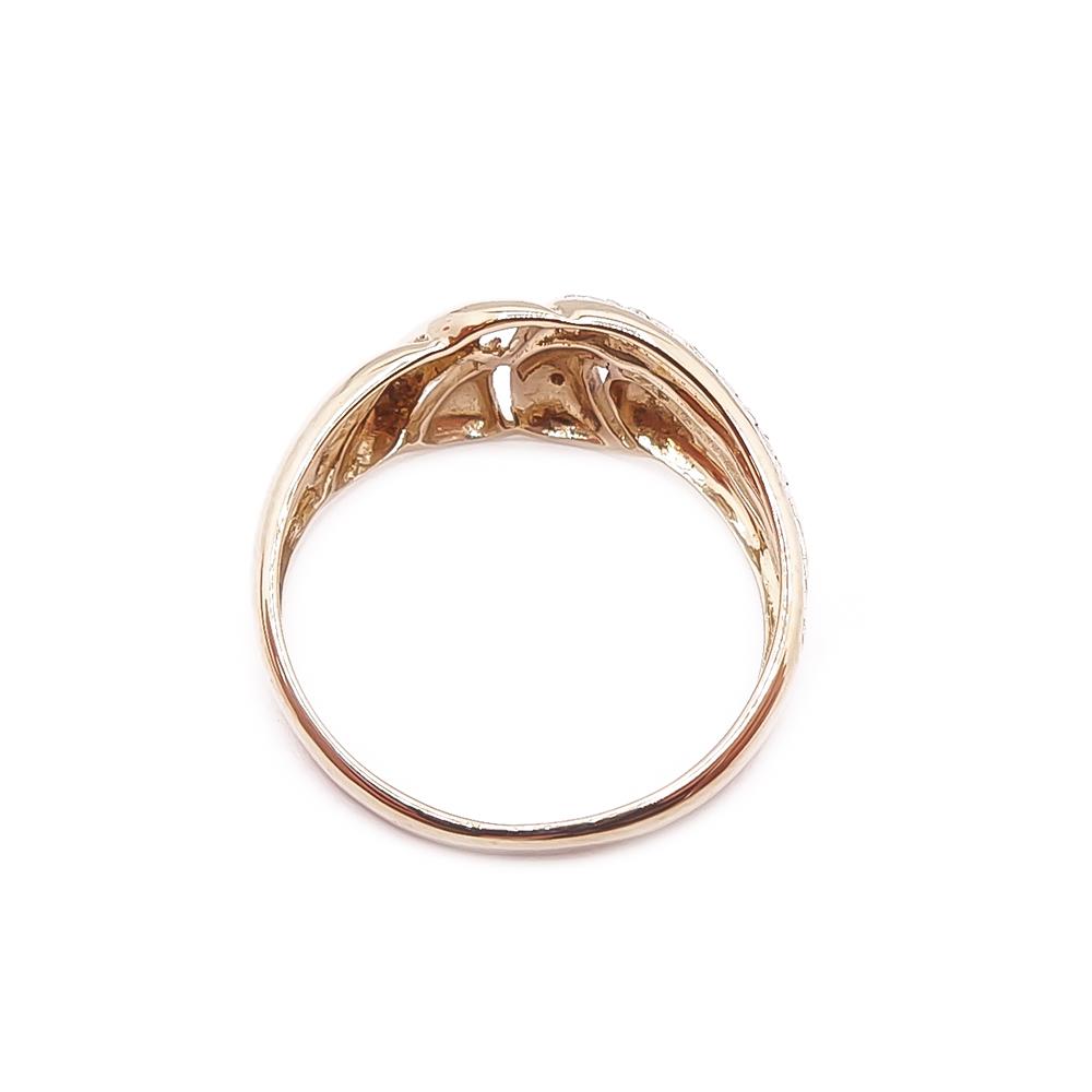 Kultainen timanttisormus 17,5mm 0,01ct #2