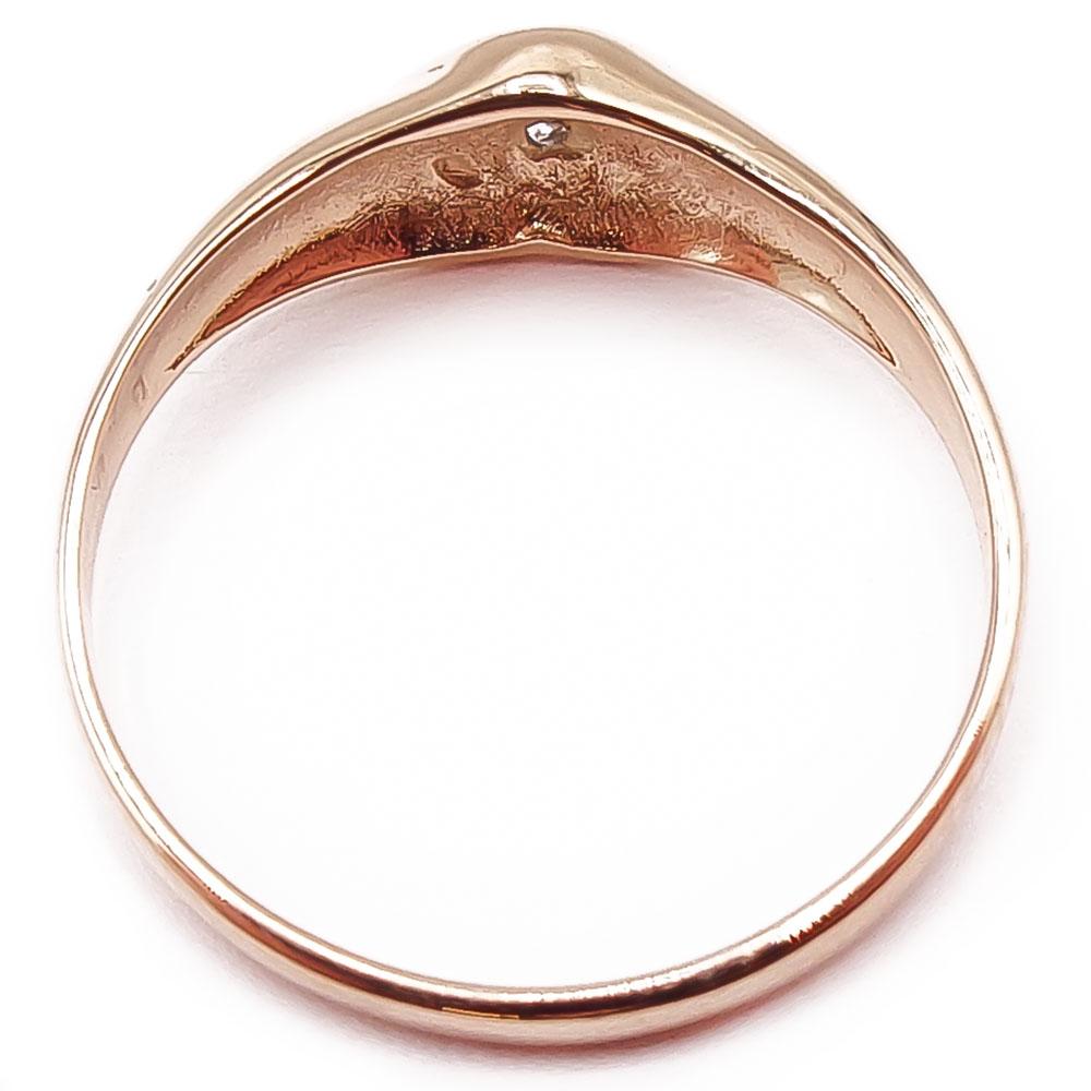 Timantti-sydänsormus 0,005ct  koko18,25 #2