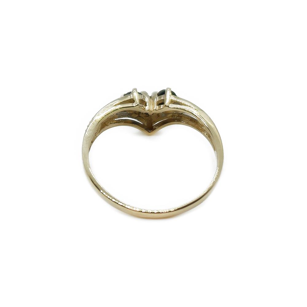 Sormus safiireilla      15,5 #2